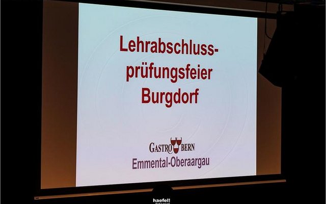 Abschlussfeier Emmental-Oberaargau